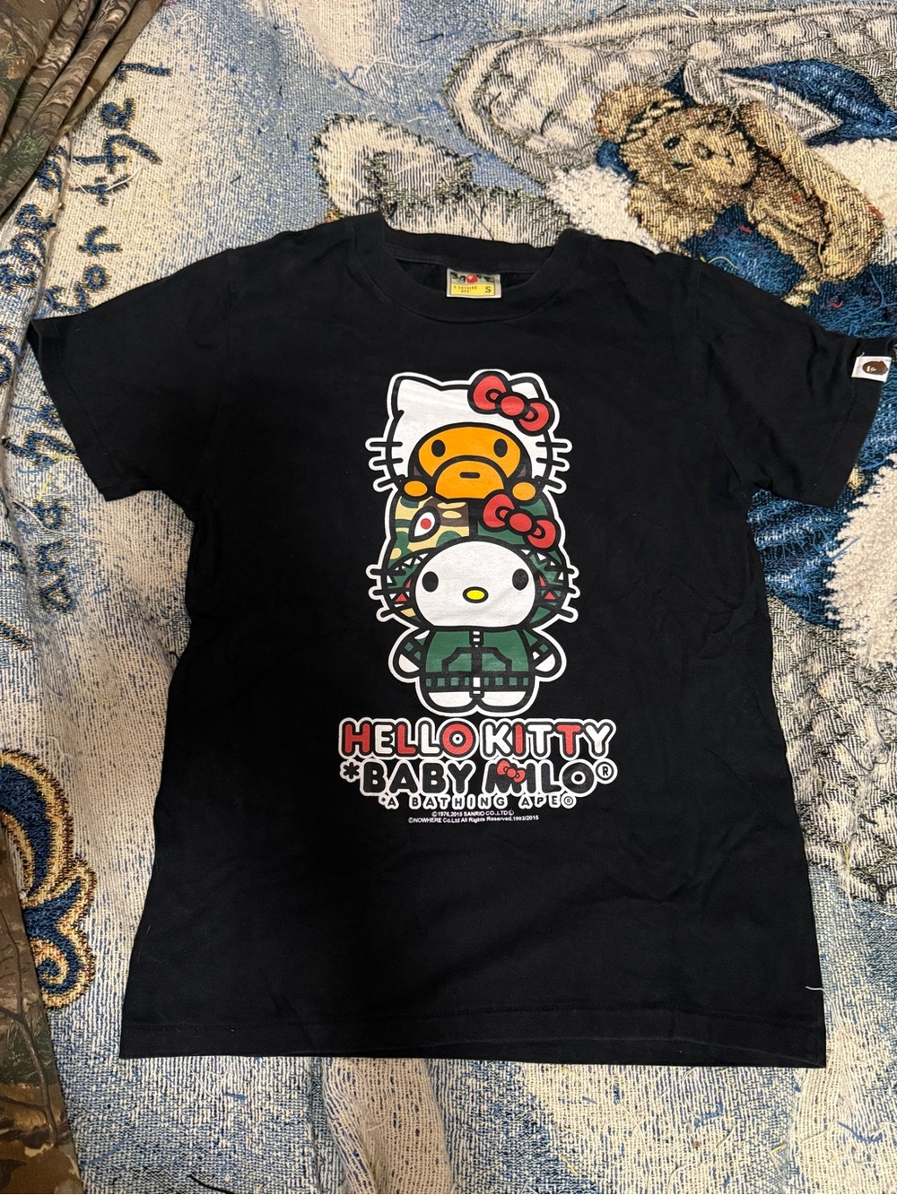 RARE Authentic Hello Kitty x BAPE baby milo women’s tshirt
